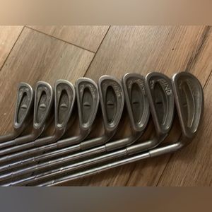 Mens Ping Eye Black Dot Golf Iron Set